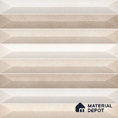 Faux Subway  Tile TL 07243 Crayon 5001 Luster 1 ft x 1 ft Ceramic Matte Finish - 9 mm |Random 4 | 2 mm Spacer is Mandatory | Please Expect a Slight Variation of Pattern (Sample)